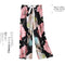 Women Casual Thin Pajamas Pants High Waist Cotton Wide-legged Outdoor Japanese Sleepwear