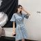 IMG 139 of Niche Trendy Couple Summer Short Sleeve T-Shirt Korean insPopular Elegant Dress Sets