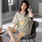 Img 7 - Summer Pajamas Women Loungewear Sets Japan/Korea Sweet Look Adorable Short Sleeve Pants Round-Neck Loose Young Plus Size Pants