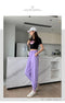 IMG 102 of Drape Jogger Pants Women Ice Silk Chiffon Lantern Summer Thin Anti Mosquito Adults High Waist Loose Wide Leg Pants