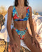 IMG 138 of Solid Colored Bikini Flattering Swimsuit Women Europe Sexy Bare Back Beach Swimwear
