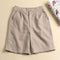 Img 8 - Korean Shorts Women Summer Cotton Pants Loose High Waist Slim Look Plus Size Wide Leg Casual Bermuda