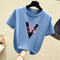 IMG 103 of Southeast Asia Summer Short Sleeve Casual Round-Neck Printed Sweet Look Tops Women T-Shirt