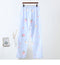 IMG 112 of Women Pajamas Pants Summer Cotton Thin Long Double Layer Plus Size Loose Home Outdoor Sleepwear