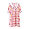 Img 5 - Pyjamas Women Summer Cotton Short Sleeve Korean Adorable Loose Pregnant Woman Plus Size Sweet Look Loungewear