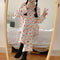 IMG 120 of Pajamas Women Long Sleeved Cardigan Two-Piece Sets Japanese insStrawberry Adorable Student Loungewear Outdoor Sleepwear