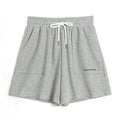 Img 9 - Gym Shorts Women Summer Loose Thin Outdoor High Waist Pants Jogging Wide Leg Casual Bermuda Shorts