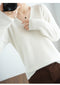IMG 127 of Loose Sexy Undershirt Women Plus Size Warm Korean Sweater Thin V-Neck Outerwear