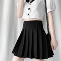 Img 5 - Pleated Skirt Women Summer Anti-Exposed College High Waist Korean A-Line Skirt