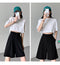 IMG 123 of Suits Shorts Women Summer Thin Loose Pants Wide Leg High Waist Straight A-Line Sexy Casual Bermuda Shorts
