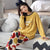 Img 1 - Pajamas Women Cotton Long Sleeved Korean Plus Size Loose Two-Piece Sets Loungewear