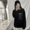 IMG 109 of Women Sweatshirt Loose Korean Tops Long Sleeved Solid Colored Trendy Hong Kong Lazy Outerwear