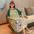 Img 1 - Mid-Length Pyjamas Women Summer Short Sleeve Cotton Thin Pregnant Woman Pajamas Plus Size Loungewear