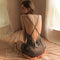 Img 2 - Sexy Pajamas Women Summer Thin Padded Silk Bare Back Lace Strap Pyjamas