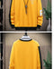 IMG 111 of Long Sleeved Sweatshirt Teens Round-Neck Spliced Outerwear