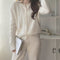 IMG 107 of Demure Lazy Vintage Loose Sweater Elegant Tops Western Knitted Cardigan Women Outerwear