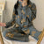 Img 2 - Korea insAdorable Bear Pajamas Women insTwo-Piece Sets Sleeve Length Pants Loungewear