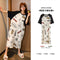 Pyjamas Women Summer Thin Korean Cartoon Adorable Cotton Pajamas Loungewear Pregnant Woman Sleepwear