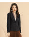 IMG 117 of Elegant Long Sleeved Uniform Suit Solid Colored Slim Look Blazer Women Outerwear