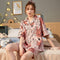 Pajamas Women Summer Short Sleeve Student Adorable Two-Piece Sets Outdoor Cotton Loungewear Thin Sleepwear