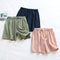 Img 3 - Summer Thin Cotton Couple Shorts Men Women Home Pants Minimalist Loose Short Pajamas