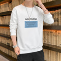 Img 6 - Men Long Sleeved T-Shirt Korean Minimalist Trendy Handsome Casual Loose All-Matching Outdoor Sweatshirt