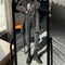 Img 3 - Dark Grey Stretchable Denim Pants Women Slim Look High Waist All-Matching Fitted Fit Pencil Pants