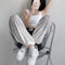 Img 2 - Summer Gradient Trendy Jogger Ice Silk Drape Casual Pants Loose Thin Women