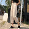 Img 8 - Casual Pants Women Student Korean Harem Lace Loose bf High Waist Wide Leg Long