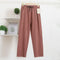 Summer Women Cotton Blend Loose Casual Pants Plus Size Pants