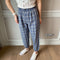 IMG 117 of Colourful Chequered Jogger Pants Summer ins Korean Women Casual Loose Slim Look Breathable Pants