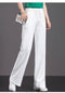 IMG 112 of Wide Leg Pants Women Straight Jeans High Waist Loose Drape Long Casual Pants