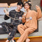 Couple Pajamas Cotton Long Sleeved Thin Men Cartoon Sets Women Korean Loungewear Sleepwear