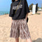 Img 4 - Dye Wide Leg Shorts Women Summer Thin High Waist Loose Straight Slim Look Casual Holiday Pants Bermuda