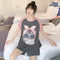 IMG 172 of Pajamas Women Summer Short Sleeve Korean Student Thin Plus Size Adorable Cartoon Outdoor Loungewear Sets Sleepwear