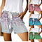 Img 1 - Summer Europe Women Printed Lace Casual Wide Leg Shorts