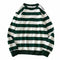 Thin Sweatshirt Long Sleeved T-Shirt Trendy Striped Tops Southeast Asia Matching Outerwear