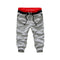 Summer Men Casual Pants Cropped Sport Cotton Beach Pants