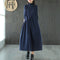 Img 9 - Young Look Western Slim-Look Long Sleeved Half-Height Collar Women Loose Flare Dress