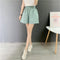 Img 3 - Summer Shorts Japanese Cotton Blend Slim Look Elegant Non Belt Loose High Waist Wide Leg Pants