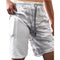 Img 20 - Double Layer Shorts Men Plus Size Solid Colored Fitness Sporty Training Basketball Jogging Mid-Length