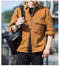 IMG 134 of Cotton Loose Long Sleeved Shirt Trendy Young Cargo Outerwear