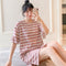 Pajamas Women Summer Thin Cotton Pyjamas Korean Sweet Look Adorable Student Casual Home Plus Size Loungewear Sleepwear