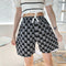 IMG 107 of Drawstring Cotton Pajamas Pants Women Summer Home Mid-Length Thin Adorable Japanese Loose Outdoor Beach Shorts
