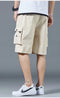 IMG 115 of Cargo Shorts Men Summer Loose Casual Pants ins Korean Trendy Hip-Hop Pocket knee length Shorts