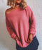 IMG 109 of Popular Tube Bare Shoulder Loose Sweater Women Solid Colored INS Tops Outerwear