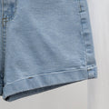 IMG 127 of Summer Korean High Waist Straight Denim Shorts Women Loose Slim Look A-Line Hot Pants Shorts