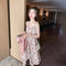 Img 2 - Petite Slim Look Floral Cami Dress Women Summer Ice Silk A-Line Korean Dress