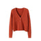Img 5 - All-Matching Short Matching Loose Popular Long Sleeved V-Neck Sweater Cardigan Tops Women