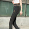 Img 2 - Thin Black Slimming Slim-Fit Pants Women Outdoor Ankle-Length Thick Warm Leggings